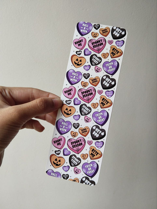 Halloween candies bookmark