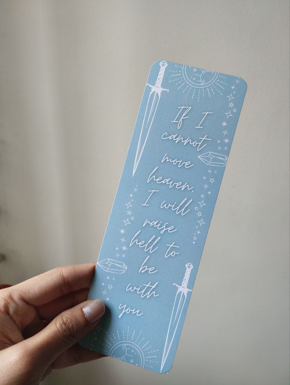 If i cannot move heaven bookmark, fantasy bookmark, Romantasy bookmark