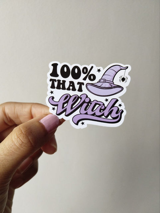 100% that witch sticker