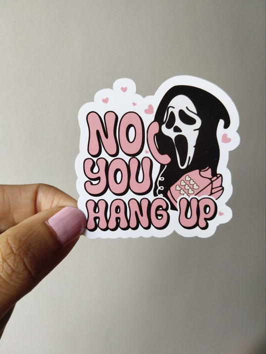 No you hand up sticker