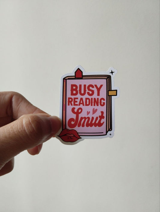 Busy reading smut sticker