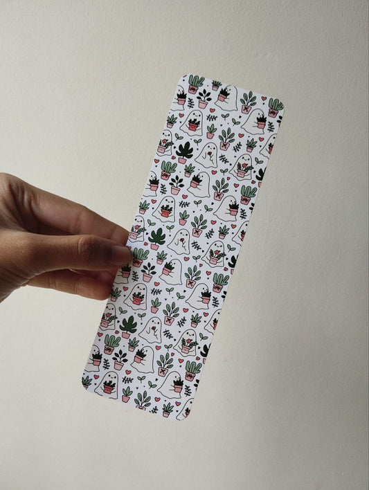 Ghosts and plants bookmark