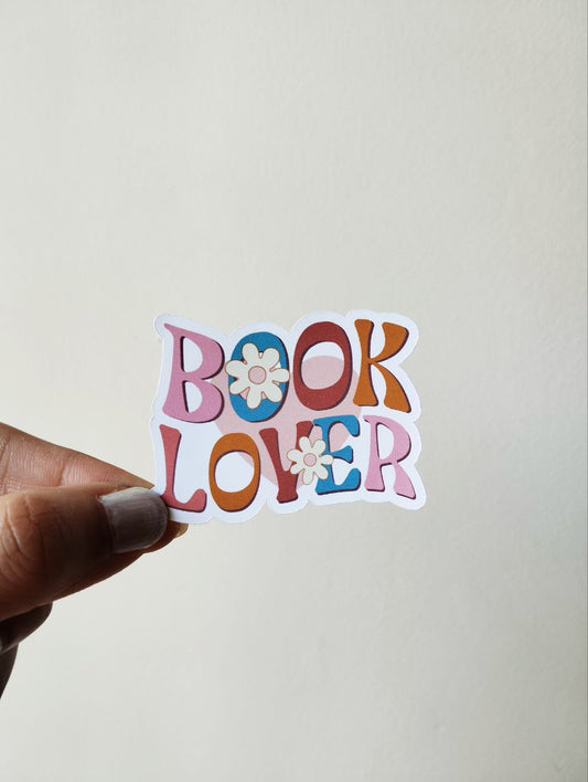 Book lover sticker