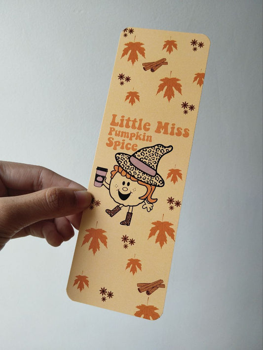 Little miss pumpkin spice bookmark