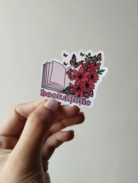 Bookaholic sticker