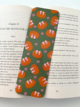 Load image into Gallery viewer, Pumpkin stripes bookmark, coquette Pumpkin Pattern
