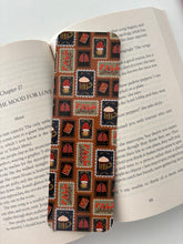 Load image into Gallery viewer, Autumn stamps bookmark, Bookish cottagecore bookmark
