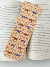 Load image into Gallery viewer, Coquette bat bookmark, Coquette butterfly bookmark
