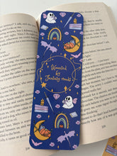 Load image into Gallery viewer, Haunted by fantasy reads bookmark, fantasy pattern bookmark
