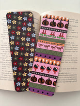 Load image into Gallery viewer, Creepmas pattern bookmark , Creepmas floral bookmark
