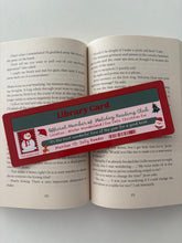 Load image into Gallery viewer, Holiday reading  club library card bookmark
