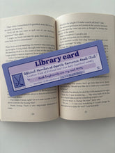 Load image into Gallery viewer, Sports Romance book club library card bookmark
