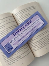 Load image into Gallery viewer, Sports Romance book club library card bookmark
