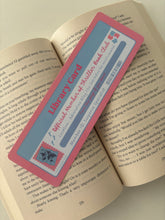 Load image into Gallery viewer, Thriller book club library card bookmark
