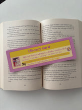 Load image into Gallery viewer, Banned book reader club library card bookmark
