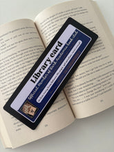 Load image into Gallery viewer, Dark Academia book club library card bookmark
