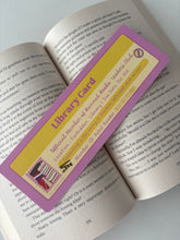 Load image into Gallery viewer, Banned book reader club library card bookmark

