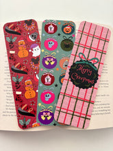 Load image into Gallery viewer, Merry Creepmas bookmark, Creepmas ornaments bookmark, Creepmas pattern bookmark
