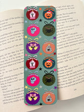 Load image into Gallery viewer, Merry Creepmas bookmark, Creepmas ornaments bookmark, Creepmas pattern bookmark
