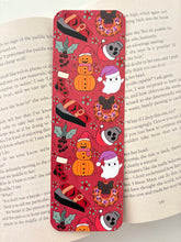 Load image into Gallery viewer, Merry Creepmas bookmark, Creepmas ornaments bookmark, Creepmas pattern bookmark
