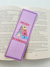 Load image into Gallery viewer, Christmas reading essentials bookmark, Christmas tree tropes bookmark, Christmas sweaters bookmark, merry bookmarks bookmark
