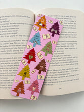 Load image into Gallery viewer, Christmas reading essentials bookmark, Christmas tree tropes bookmark, Christmas sweaters bookmark, merry bookmarks bookmark
