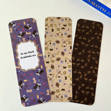 Load image into Gallery viewer, Dark academia bookmark, in my dark academia era bookmark, gothic butterfly bookmark
