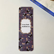 Load image into Gallery viewer, Dark academia bookmark, in my dark academia era bookmark, gothic butterfly bookmark
