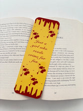 Load image into Gallery viewer, In my true crime era bookmark, Certified true crime girlie bookmark, Just a girl who reads crime bookmark
