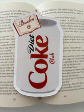 Load image into Gallery viewer, Books and Díet Cóké Die Cut Bookmark

