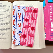 Load image into Gallery viewer, Flamingo Bookmark, Coastal Lobster Bookmark
