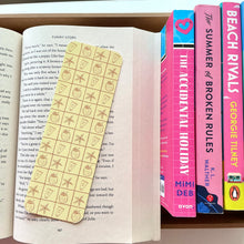 Load image into Gallery viewer, SPF, Coconut ,starfish pattern bookmark, Costal Cowgirl Bookmark, Cowboy Seashell Bookmark
