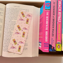 Load image into Gallery viewer, Hibiscus bookmark,she reads by the sea shore bookmark
