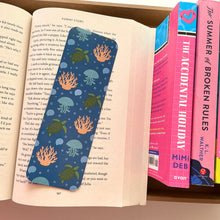 Load image into Gallery viewer, Beach club Bookmark, Summer Pattern Bookmark, Sea Turtle Bookmark
