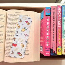 Load image into Gallery viewer, Beach club Bookmark, Summer Pattern Bookmark, Sea Turtle Bookmark
