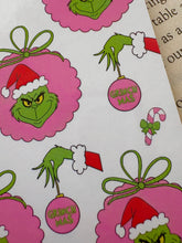 Load image into Gallery viewer, Grinch bookmark, Grinchmas bookmark
