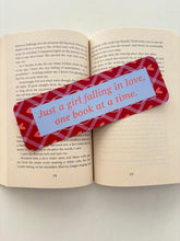 Load image into Gallery viewer, Even Cupid Reads Bookmark, All I Want for Valentines Bookmark, Just a girl Bookmark

