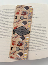 Load image into Gallery viewer, In my thriller reading era bookmark, Thriller pattern bookmark, Thriller mode bookmark
