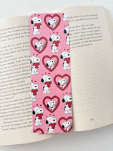 Load image into Gallery viewer, Valentine Snoopy Bookmark
