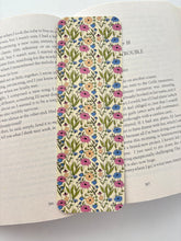 Load image into Gallery viewer, Wildflower pattern bookmark, Flowers &amp; Bows pattern bookmark
