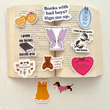 Load image into Gallery viewer, Book lover stickers
