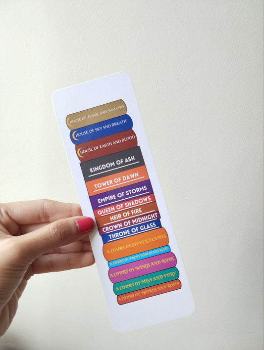 SJM bookstack bookmark, ACOTAR bookstack, TOG bookstack bookmark