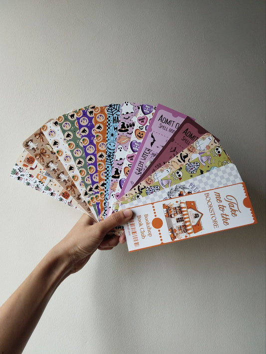 Halloween Bookmark bundle (pack of 16)